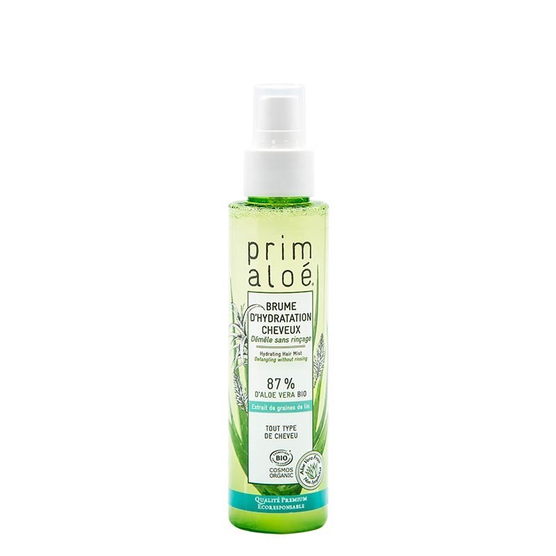 Brume d hydratation cheveux 125ml prim aloe