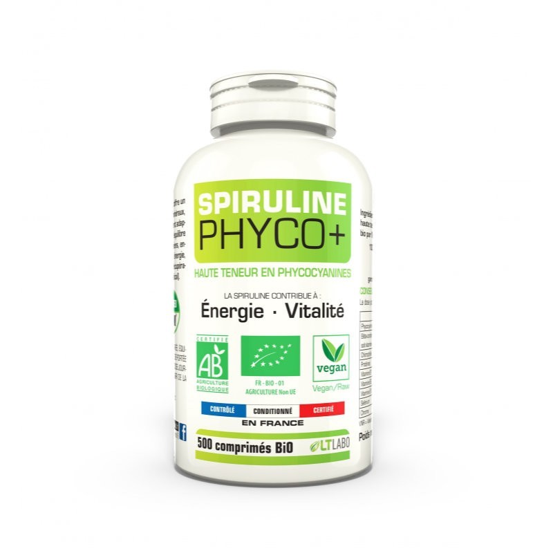 Spiruline phyco+ AB 500 comprimés