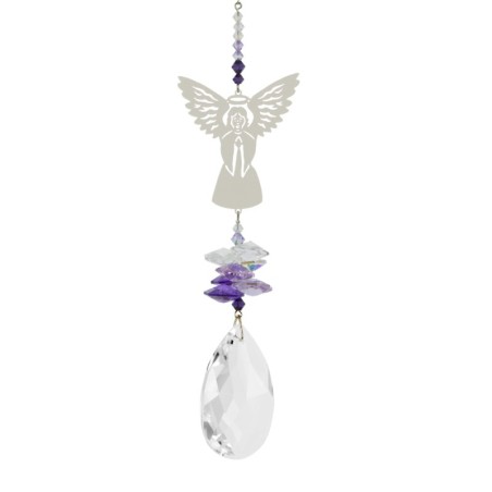 Fantaisie de cristal ange gardien grand