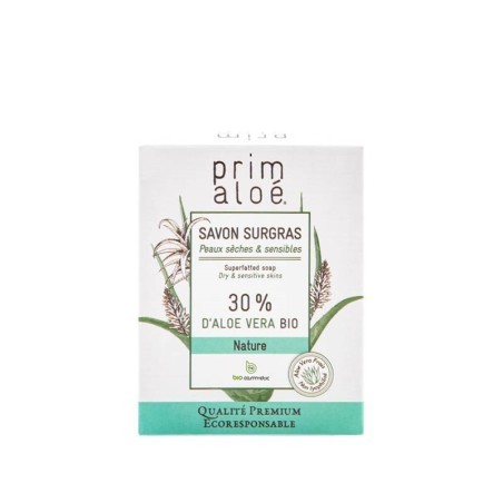 Savon Surgras 30% Aloe vera Bio nature 100g