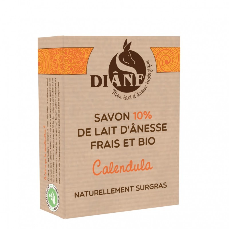 Savon 10% lait d ânesse Bio calendula 100g