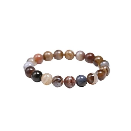 Bracelet agate naturelle 8mm