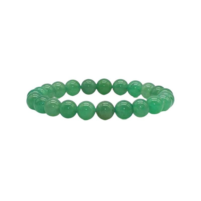 Bracelet agate verte 8mm