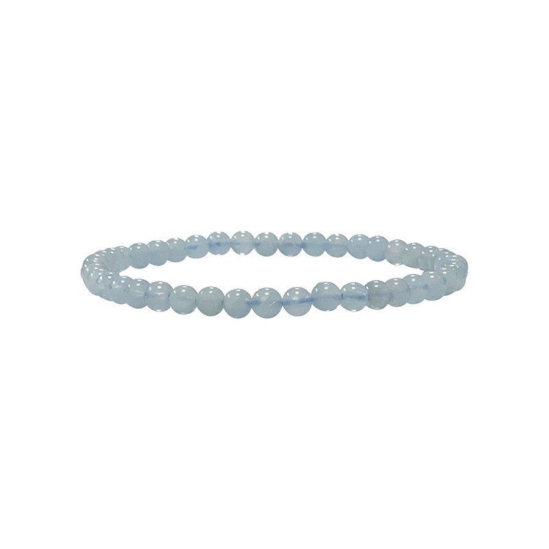 Bracelet aigue marine 4mm