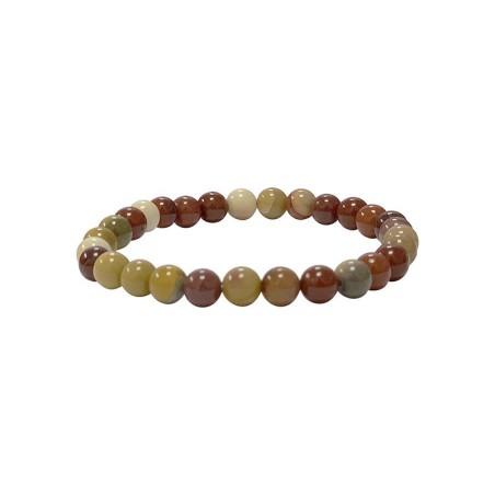 Bracelet jaspe mokaite 6mm