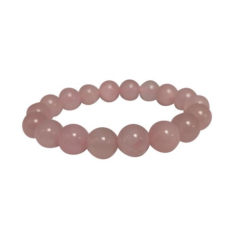 Bracelet quartz rose 10mm