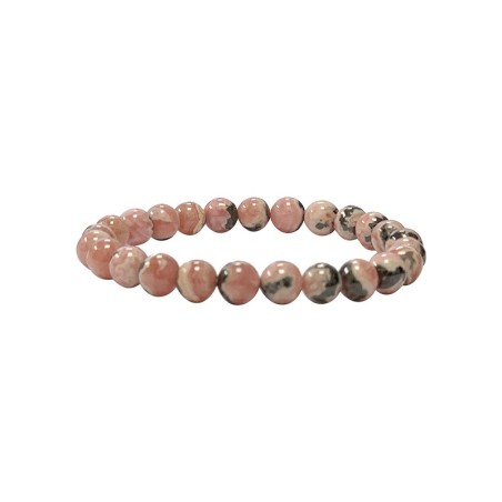 Bracelet rhodochrosite 10mm