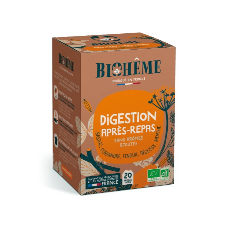 Digestion après repas Bio 20 infusettes