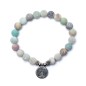 Bracelet amazonite bouddha 8mm