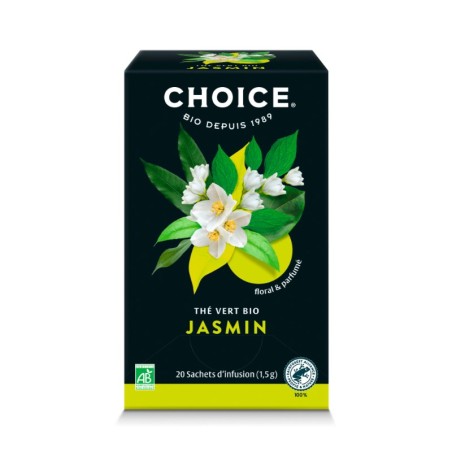 The vert jasmin 20 sachets bio