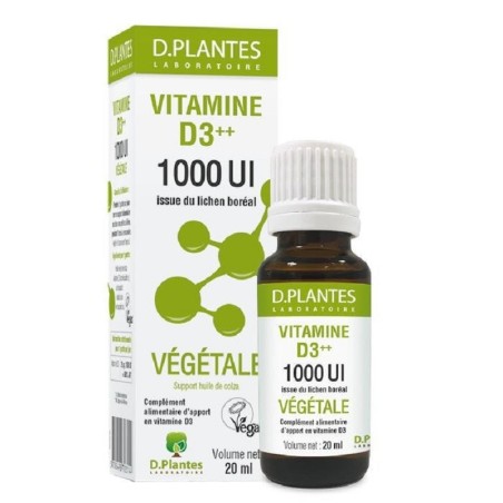 Vitamine D3 1000UI végétale