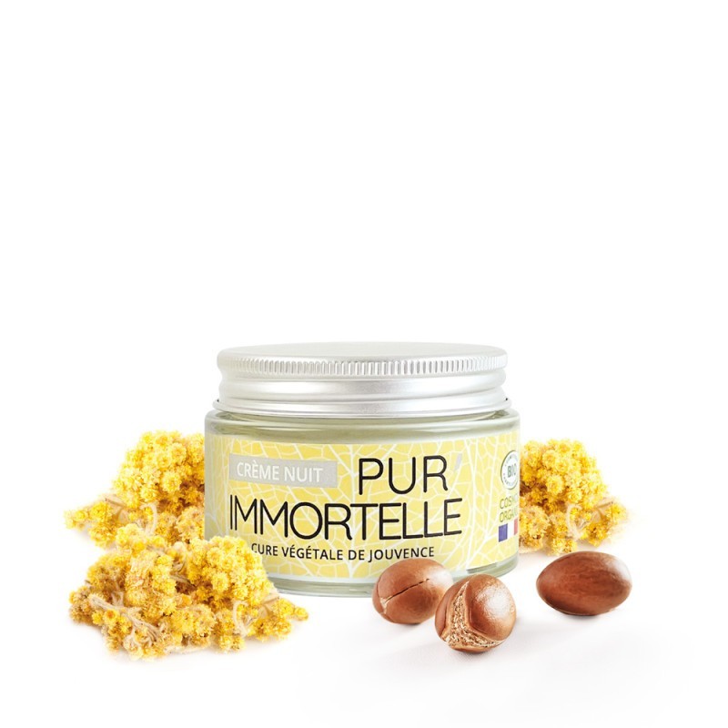 Crème Bio pur immortelle nuit 50ml