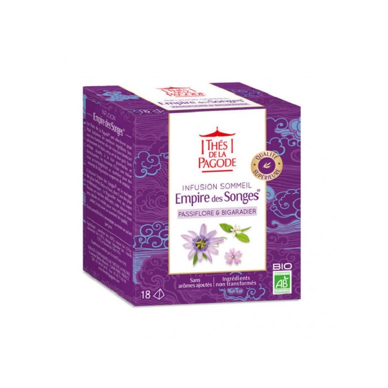 Infusion sommeil empire des songes Bio 18 sachets