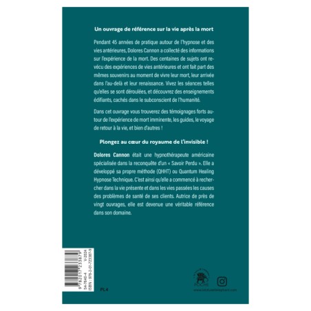 Conversations avec des esprits entre deux vies de Dolores Cannon