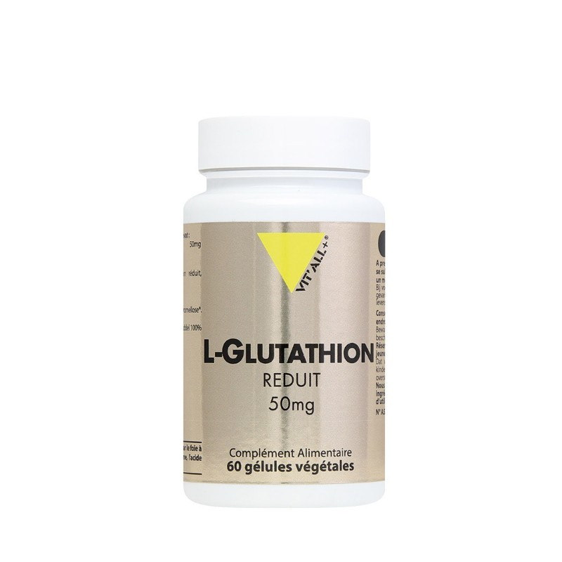 L-Glutathion réduit 50mg 60 gélules