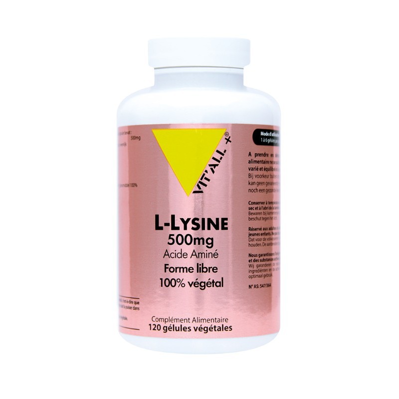 L-Lysine 500mg 120 gélules