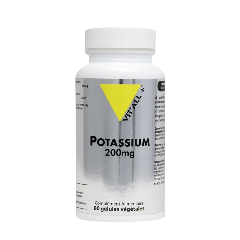 Potassium 200mg 80 gélules