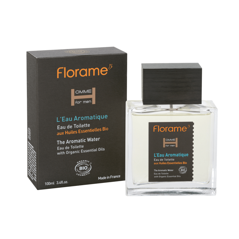 Eau de toilette aromatique homme bio 100ml